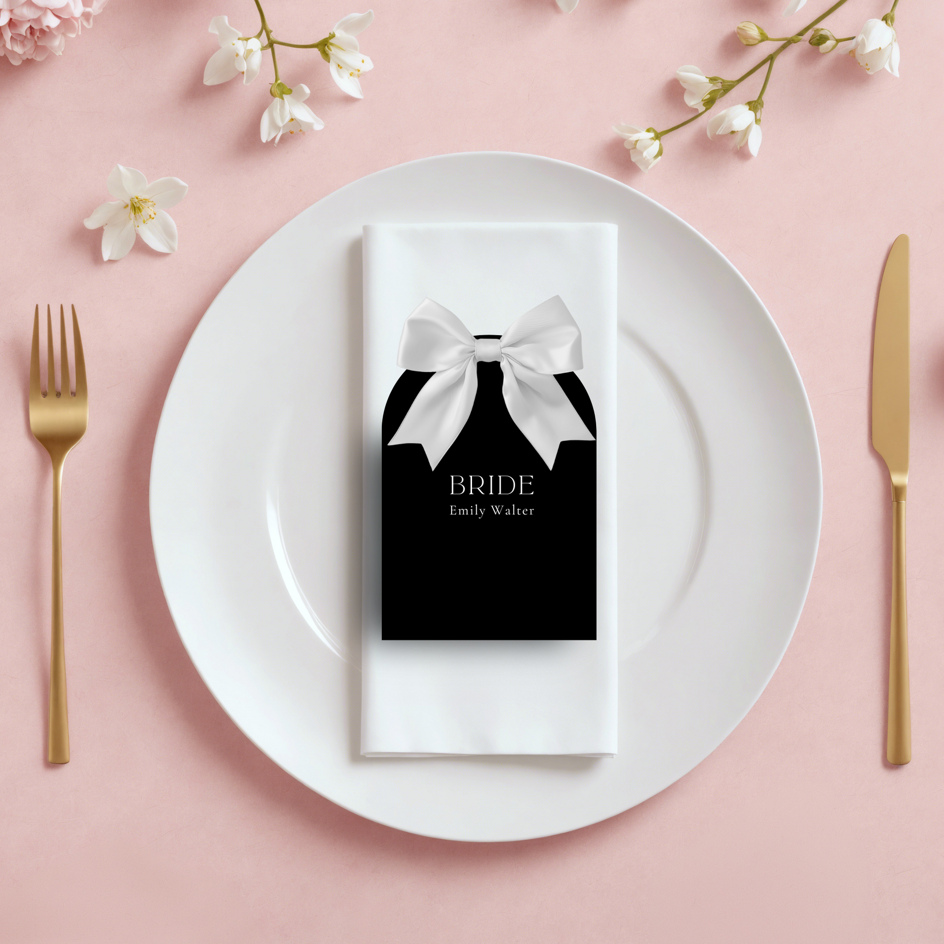 Alexa Half Arch Place Cards