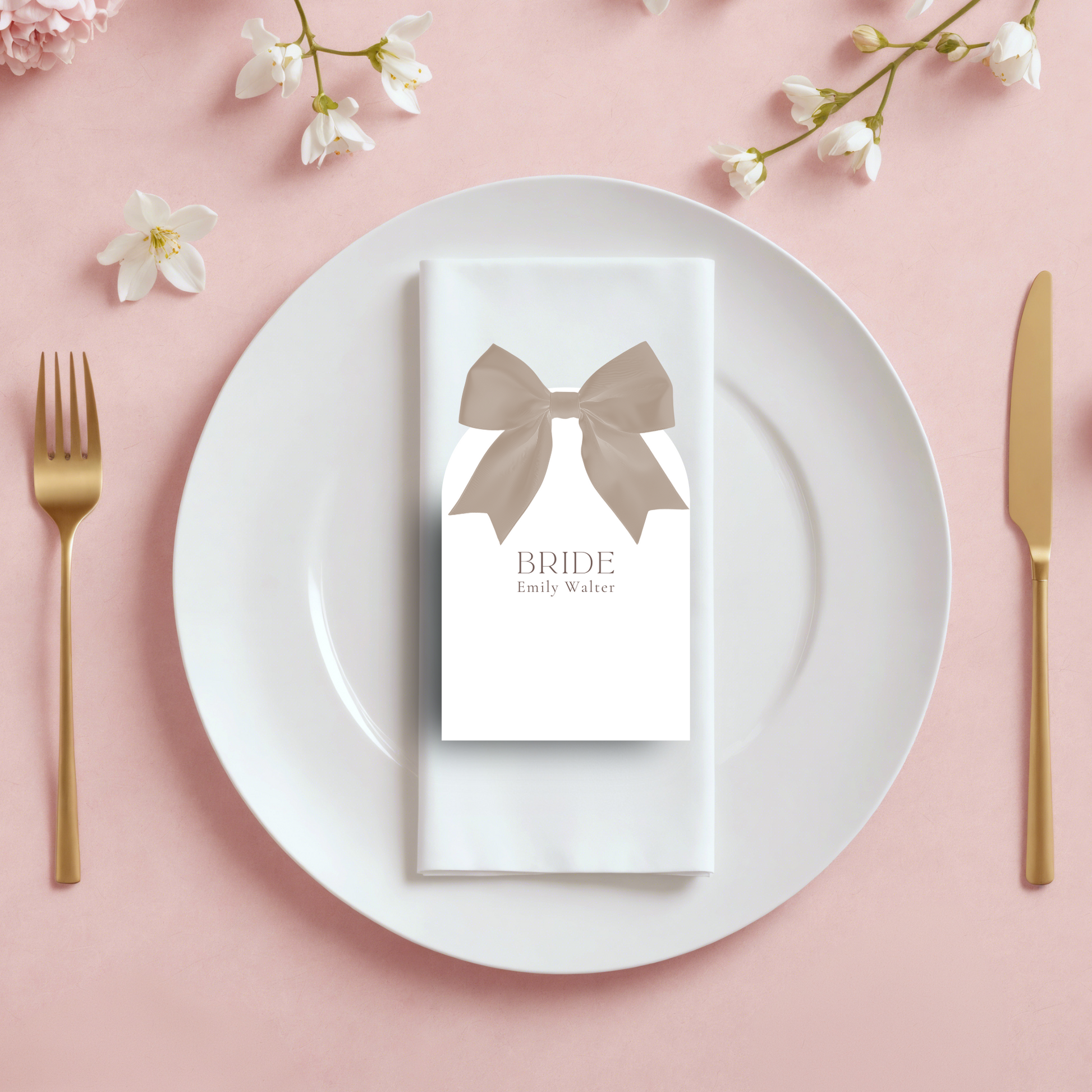 Alexa Half Arch Place Cards