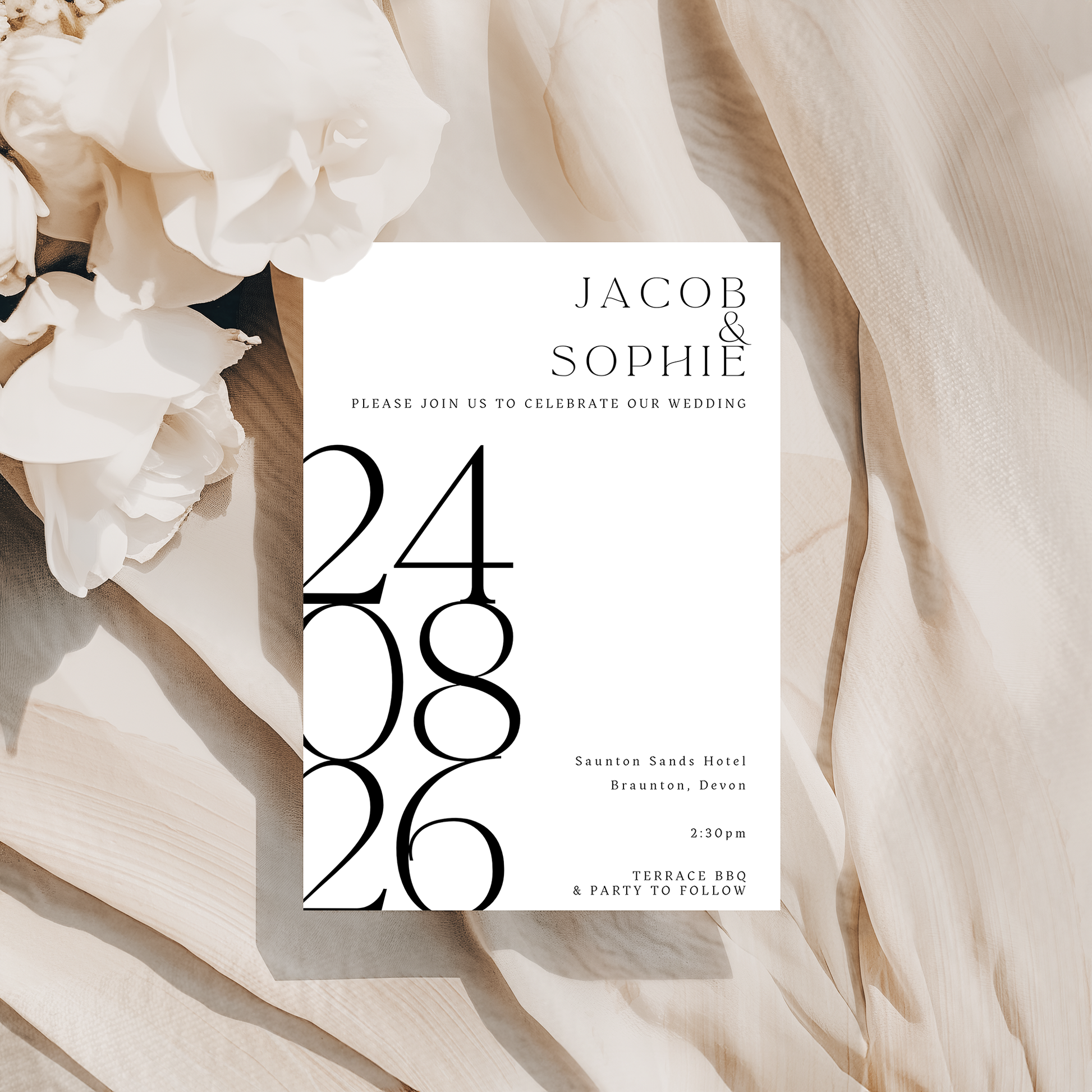 Alexa Wedding Invitation Day Guests