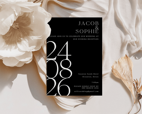 Alexa Evening Wedding Invitation