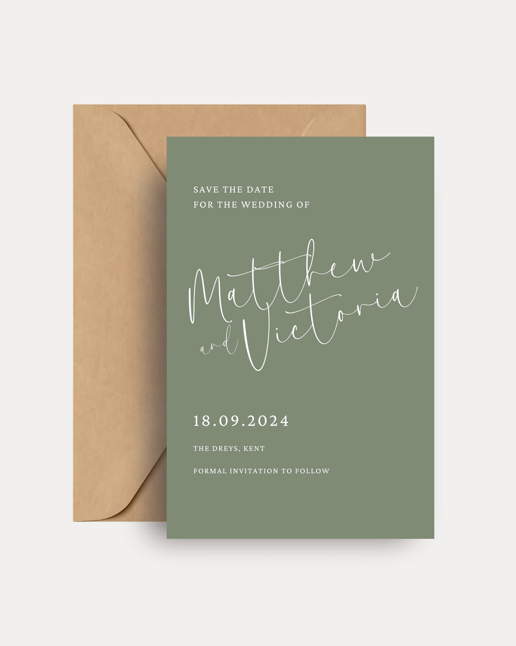 Willow Save the Date Cards | Personalised Wedding Stationery