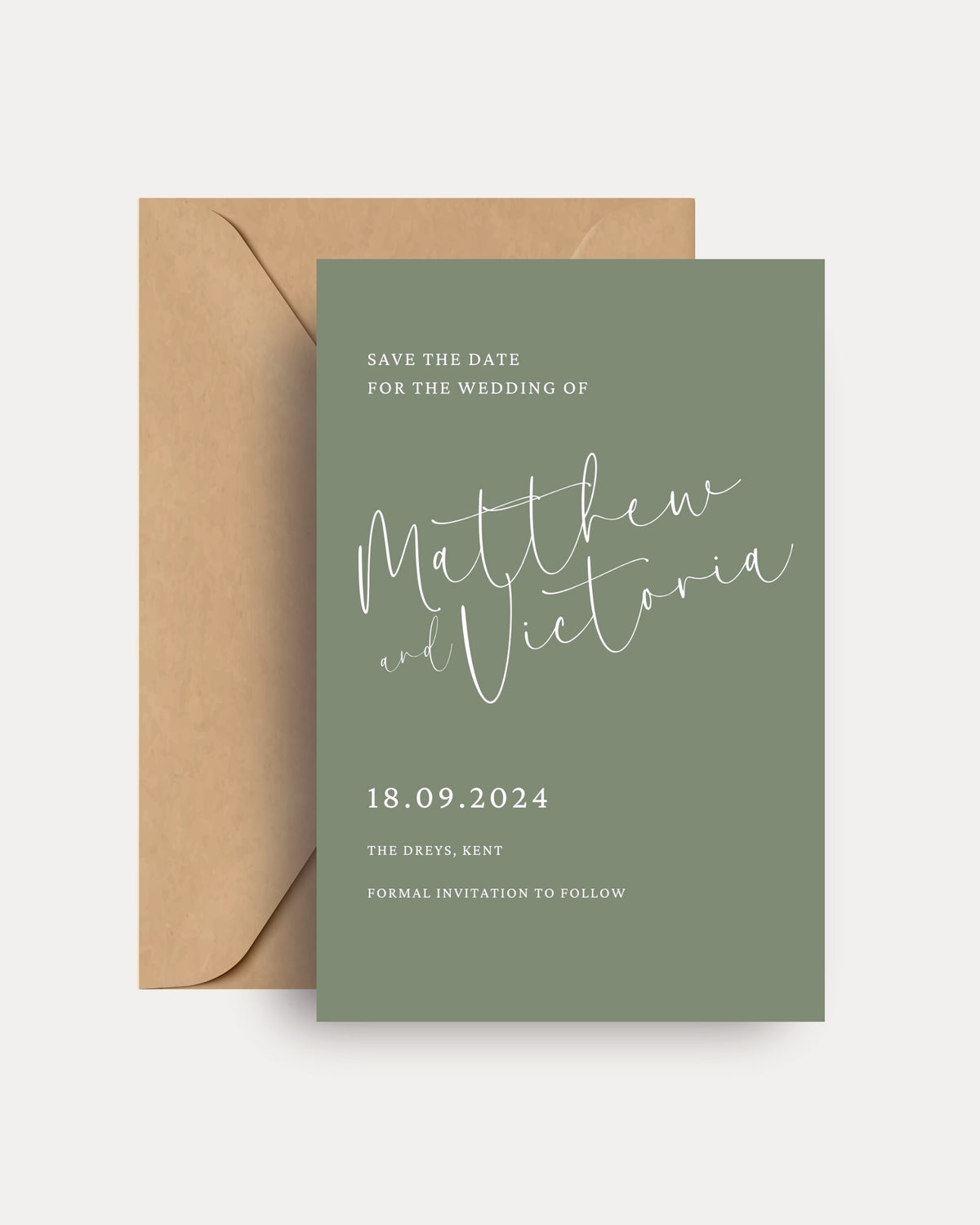 Willow Save the Date Cards | Personalised Wedding Stationery