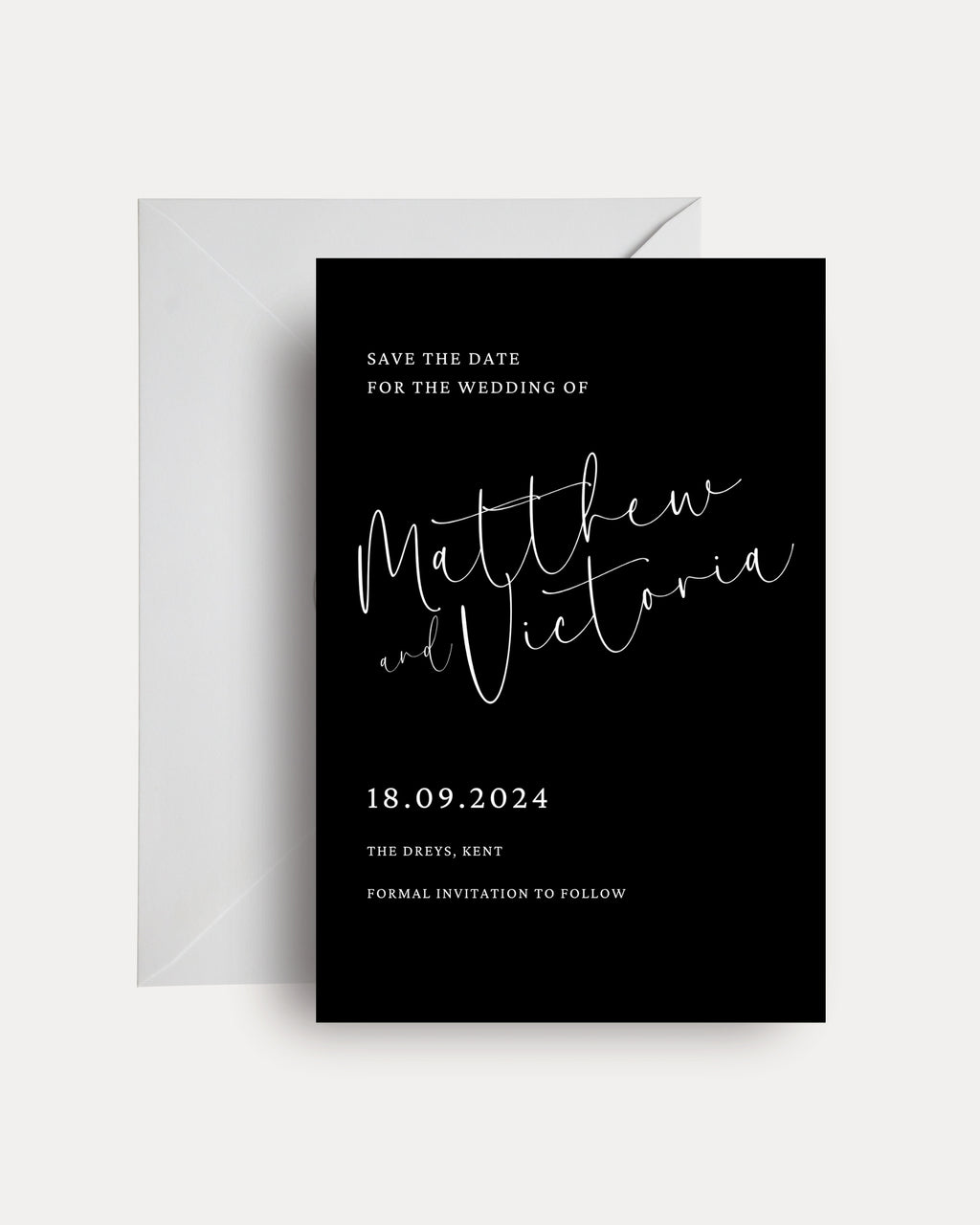Willow Save the Date Cards | Personalised Wedding Stationery