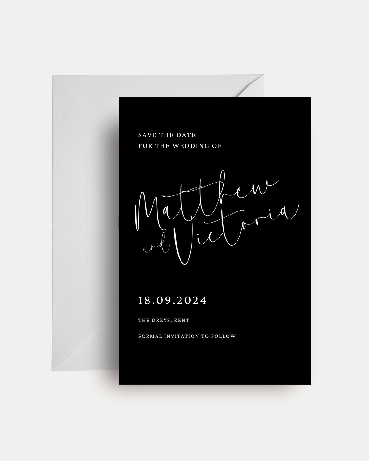 Willow Save the Date Cards | Personalised Wedding Stationery