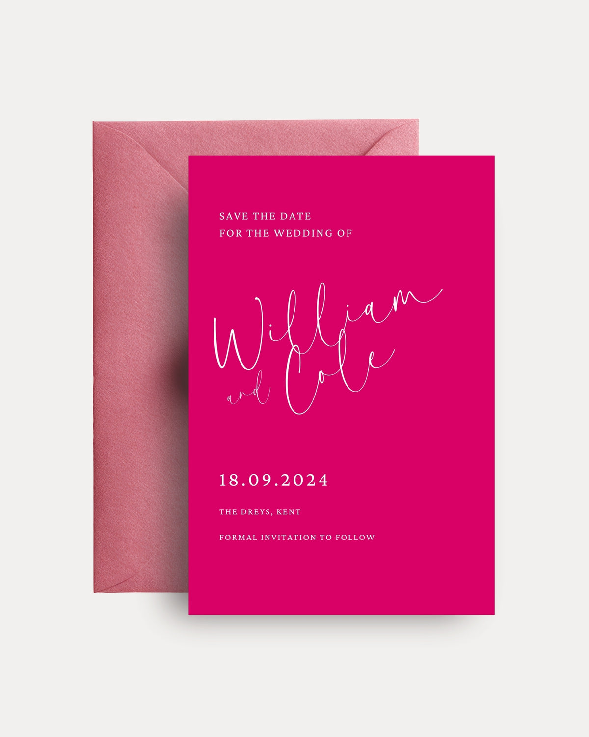 Willow Save the Date Cards | Personalised Wedding Stationery