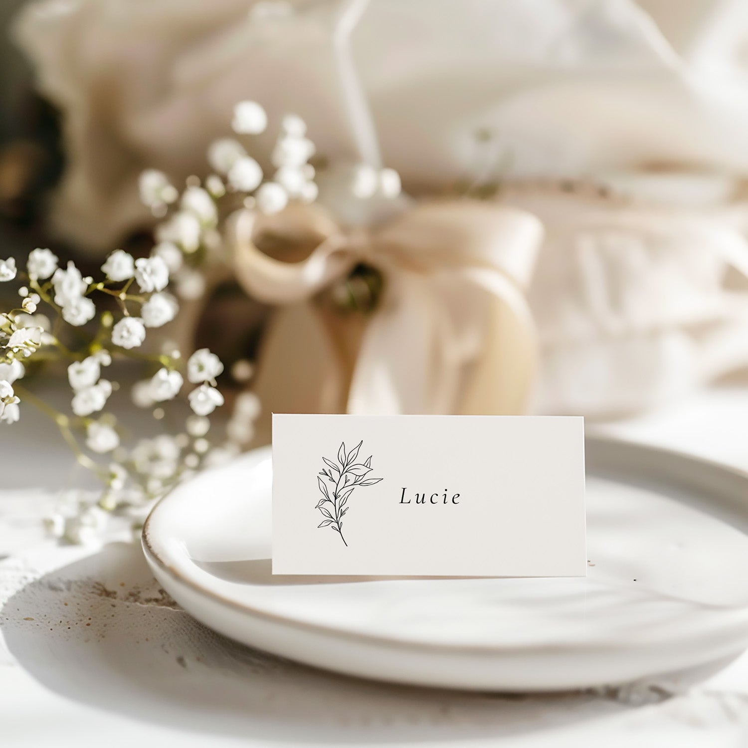 Daphne Tent Fold Place Cards
