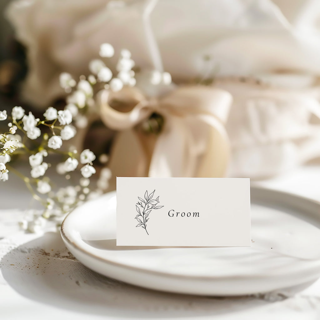 Daphne Tent Fold Place Cards