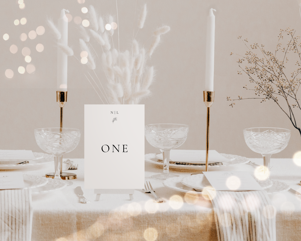 Daphne Table Numbers/Names