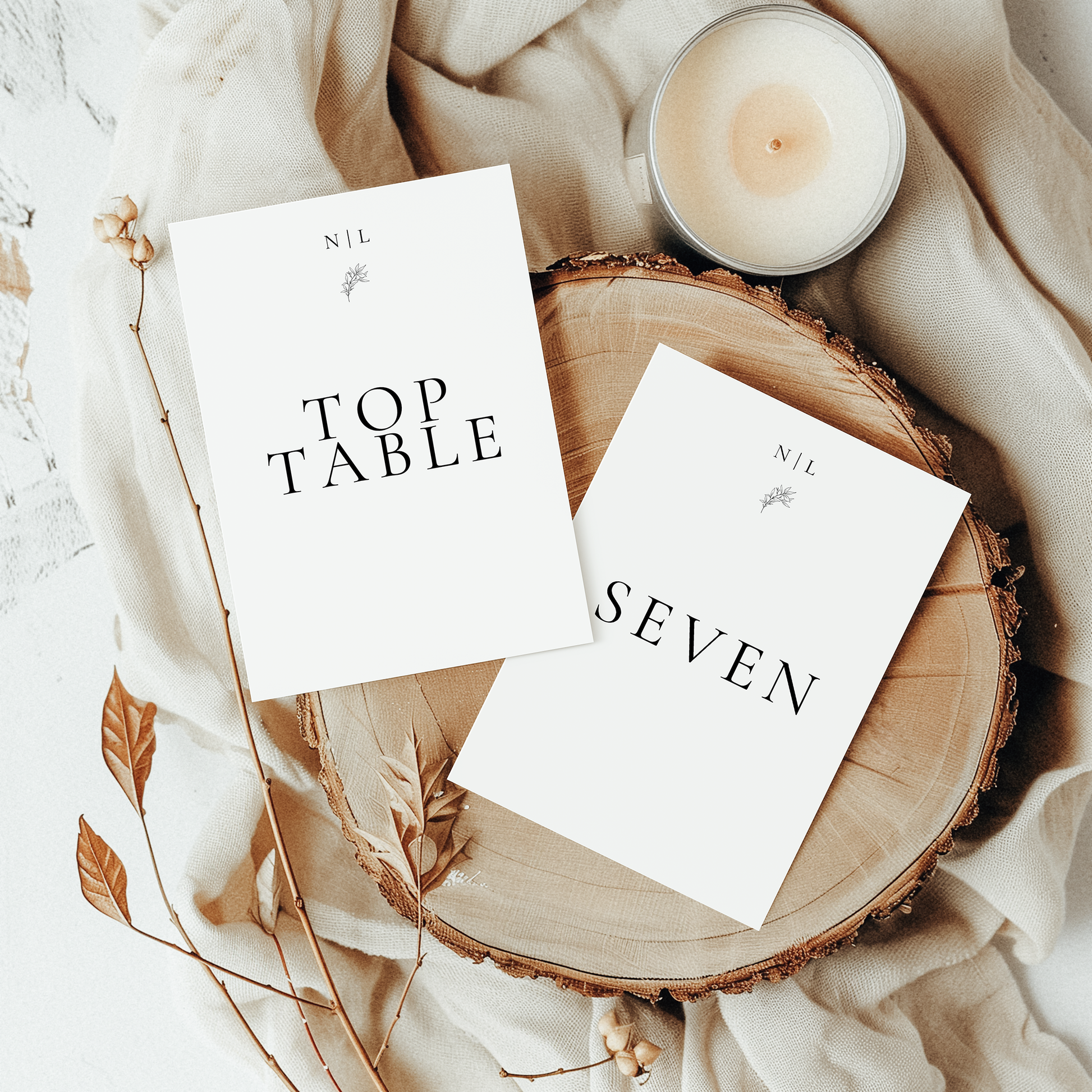 Daphne Table Numbers/Names