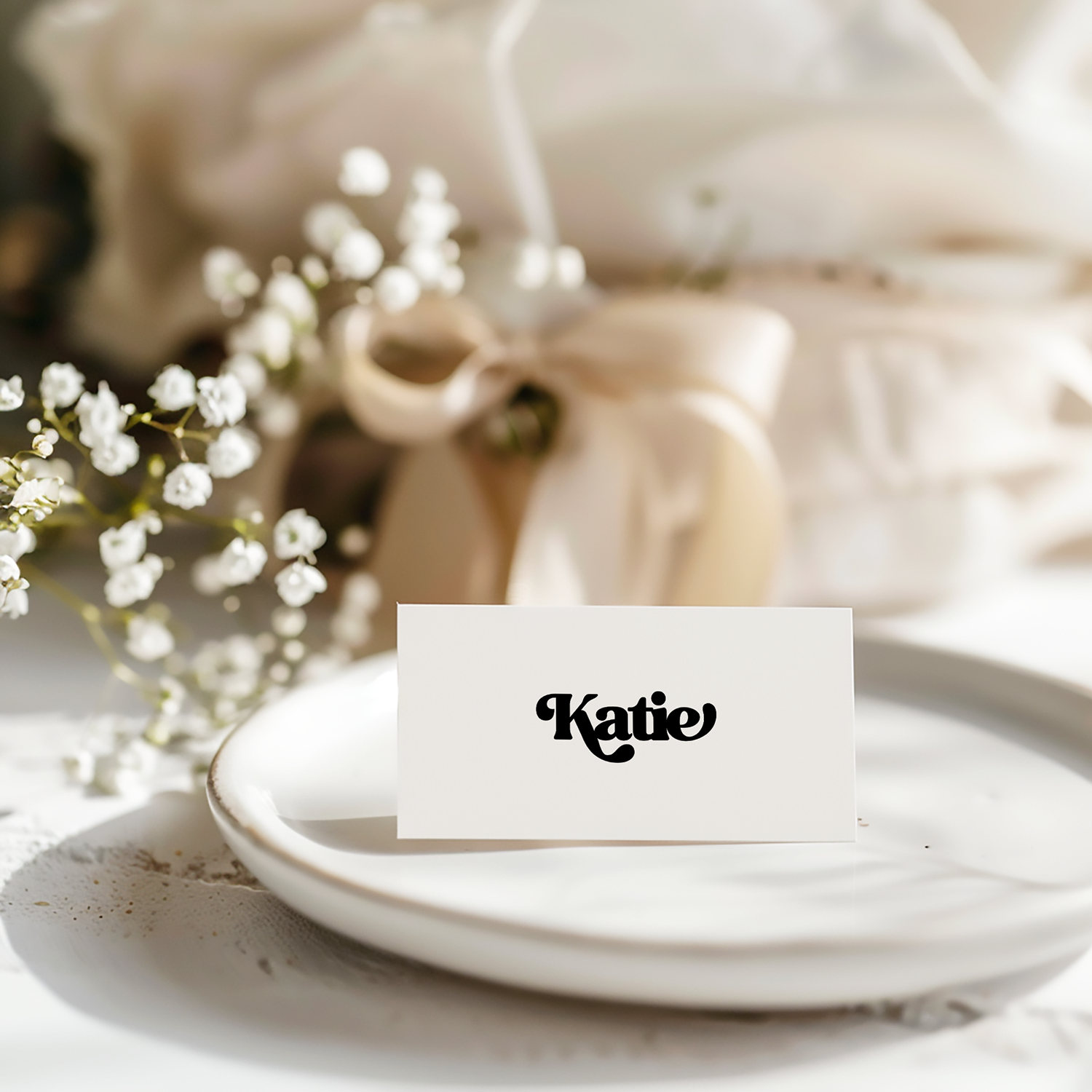 Fia Tent Fold Place Cards