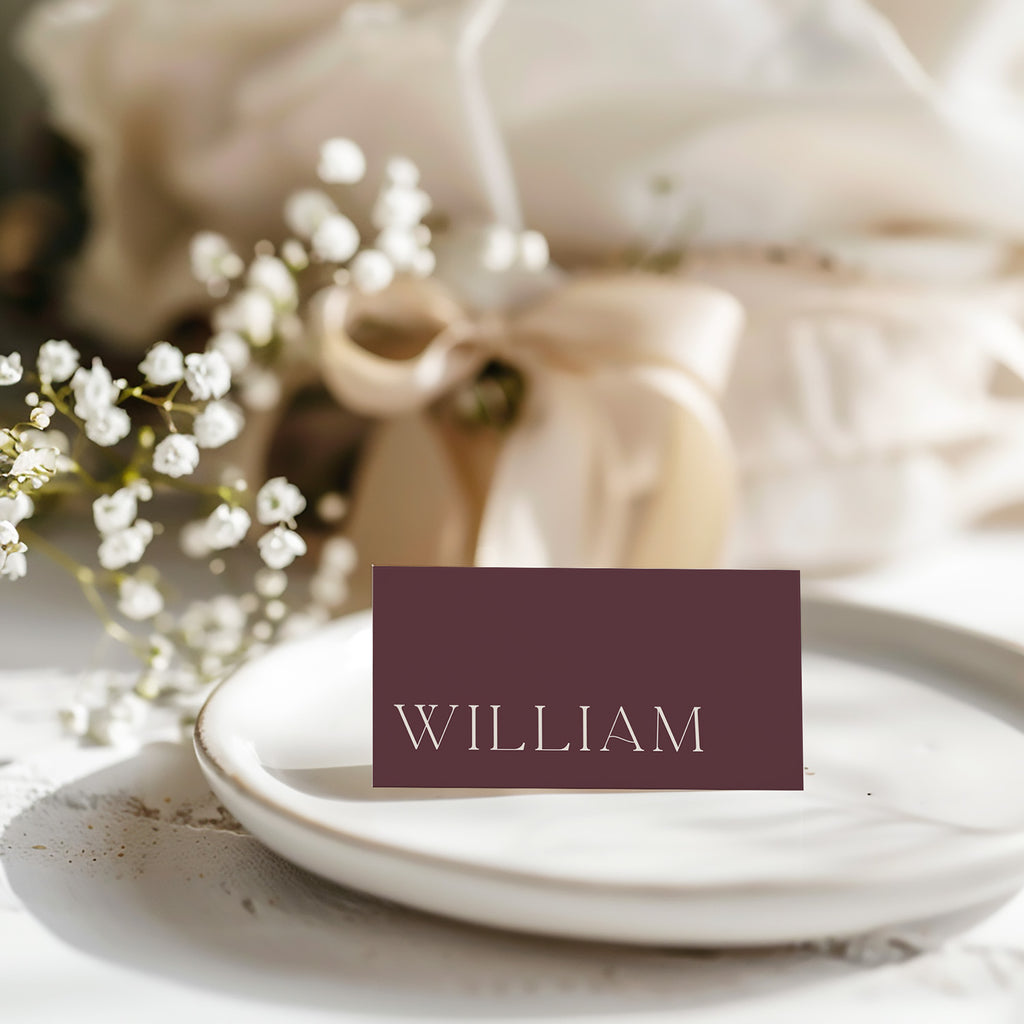 Heritage Tent Fold Place Cards