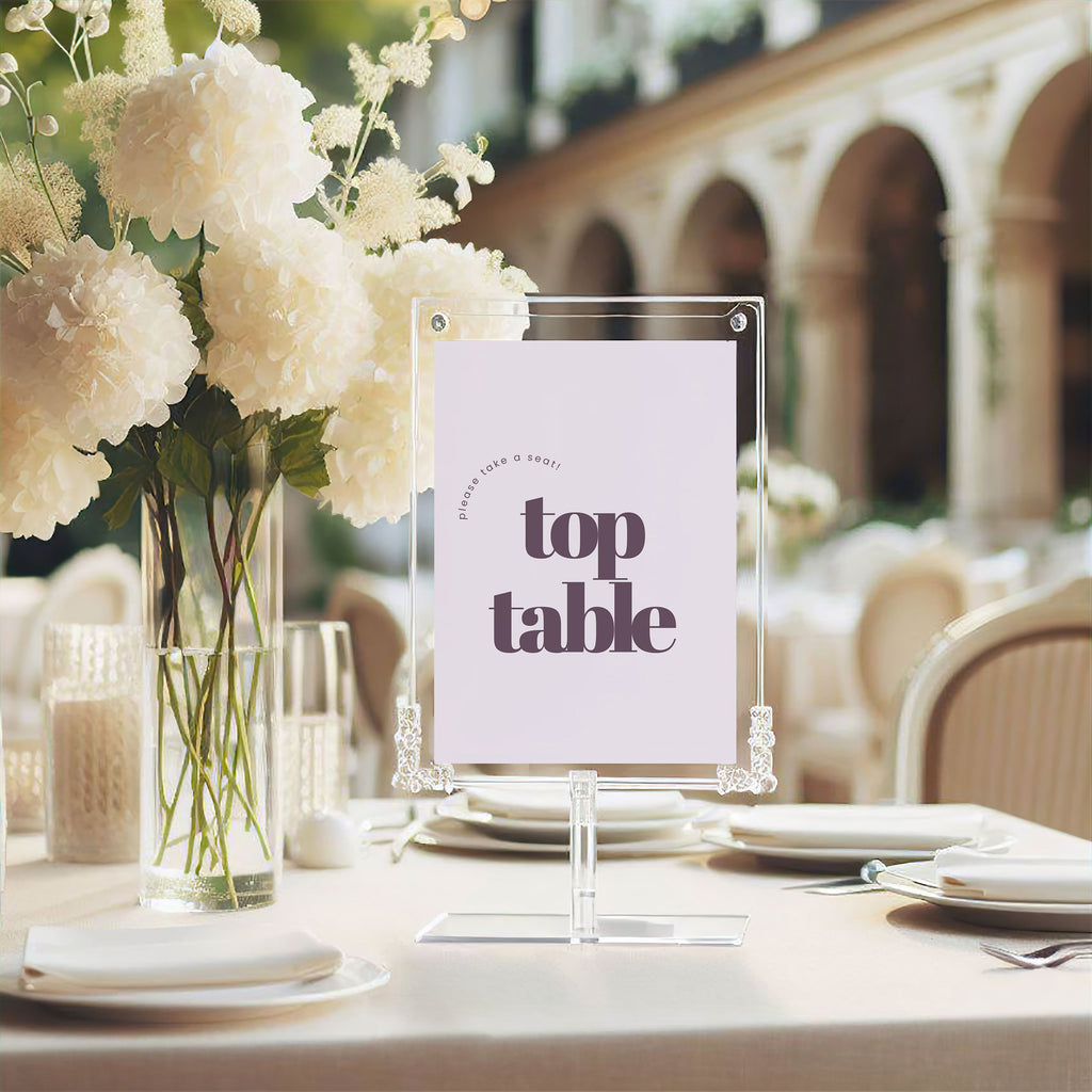 Luna Table Numbers/Names