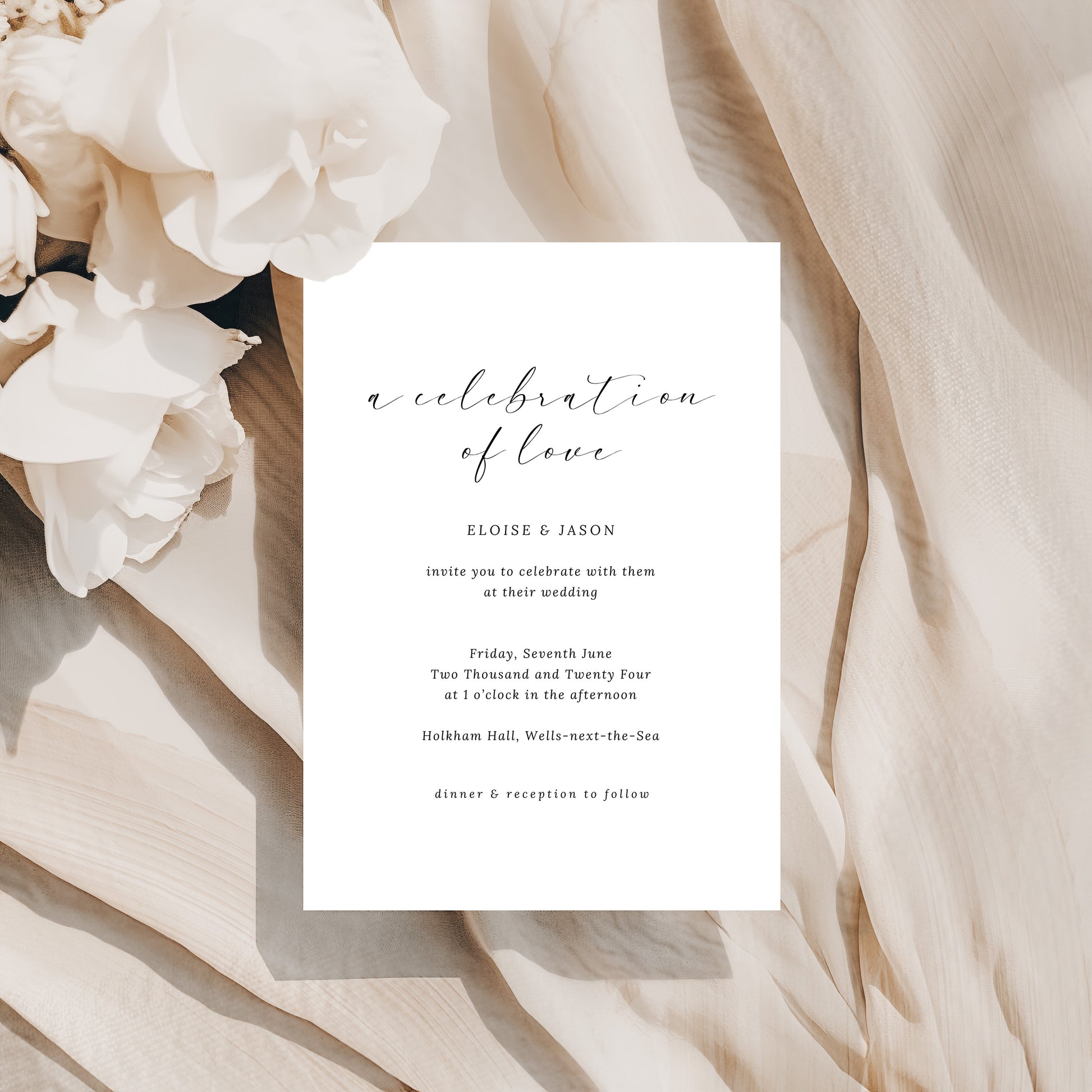 Penelope Wedding Invitations (Day Guests)