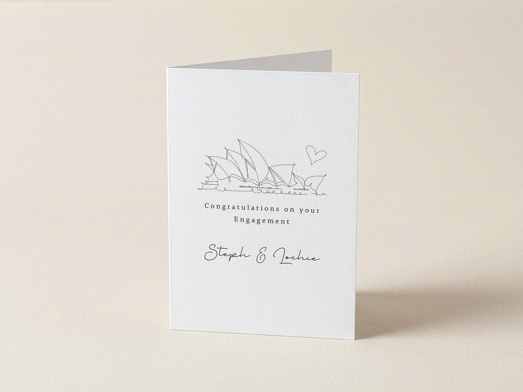 Personalised Sydney Engagement Card