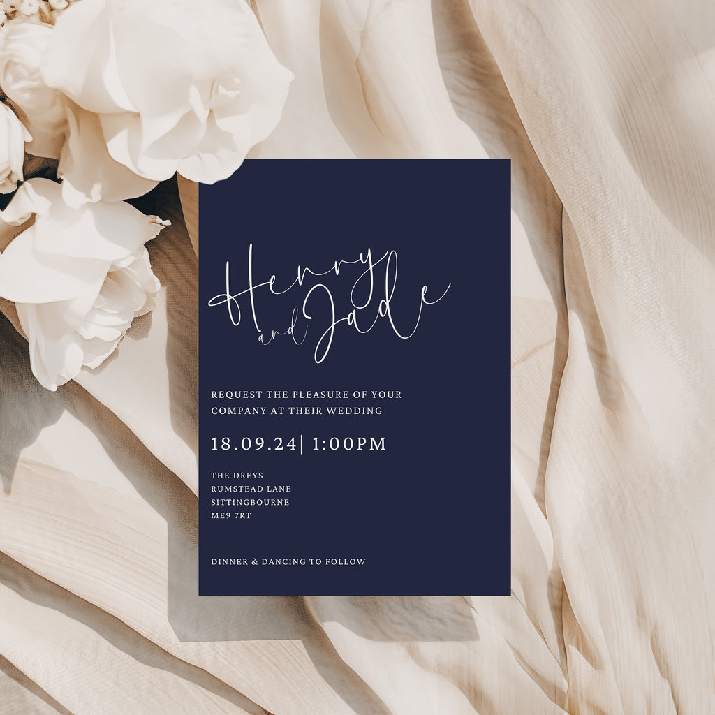 Willow Wedding Invitation (Day Guests)
