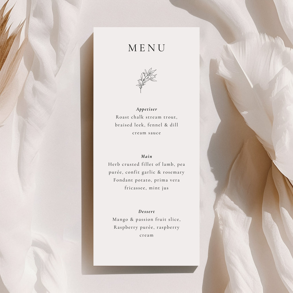 Daphne Menu