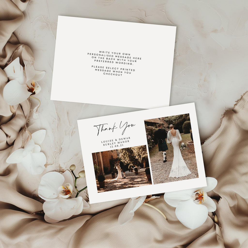 Celia Wedding Thank you Postcard