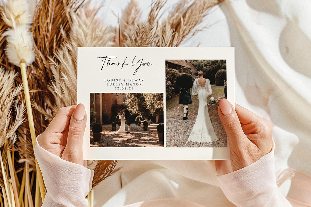 Celia Wedding Thank you Postcard