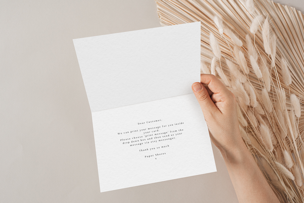 Personalised Champagne Engagement Card