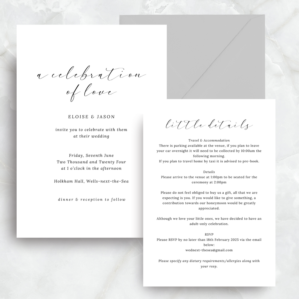 Penelope Two Card Suite