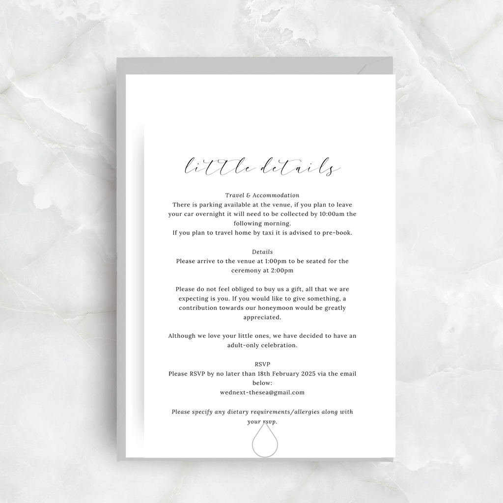 Penelope Two Card Suite