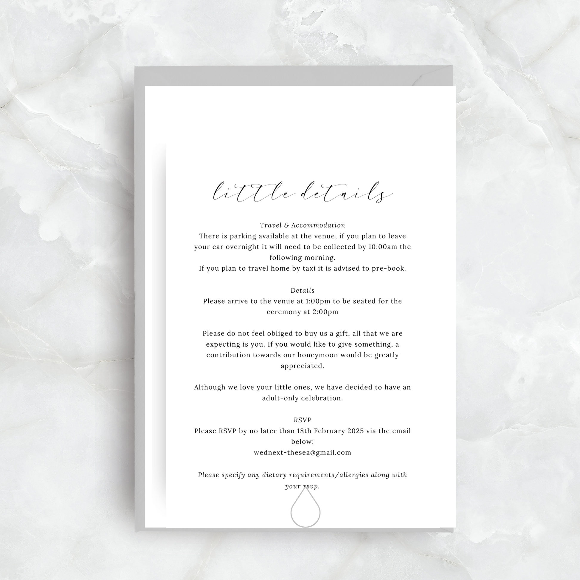 Penelope Two Card Suite