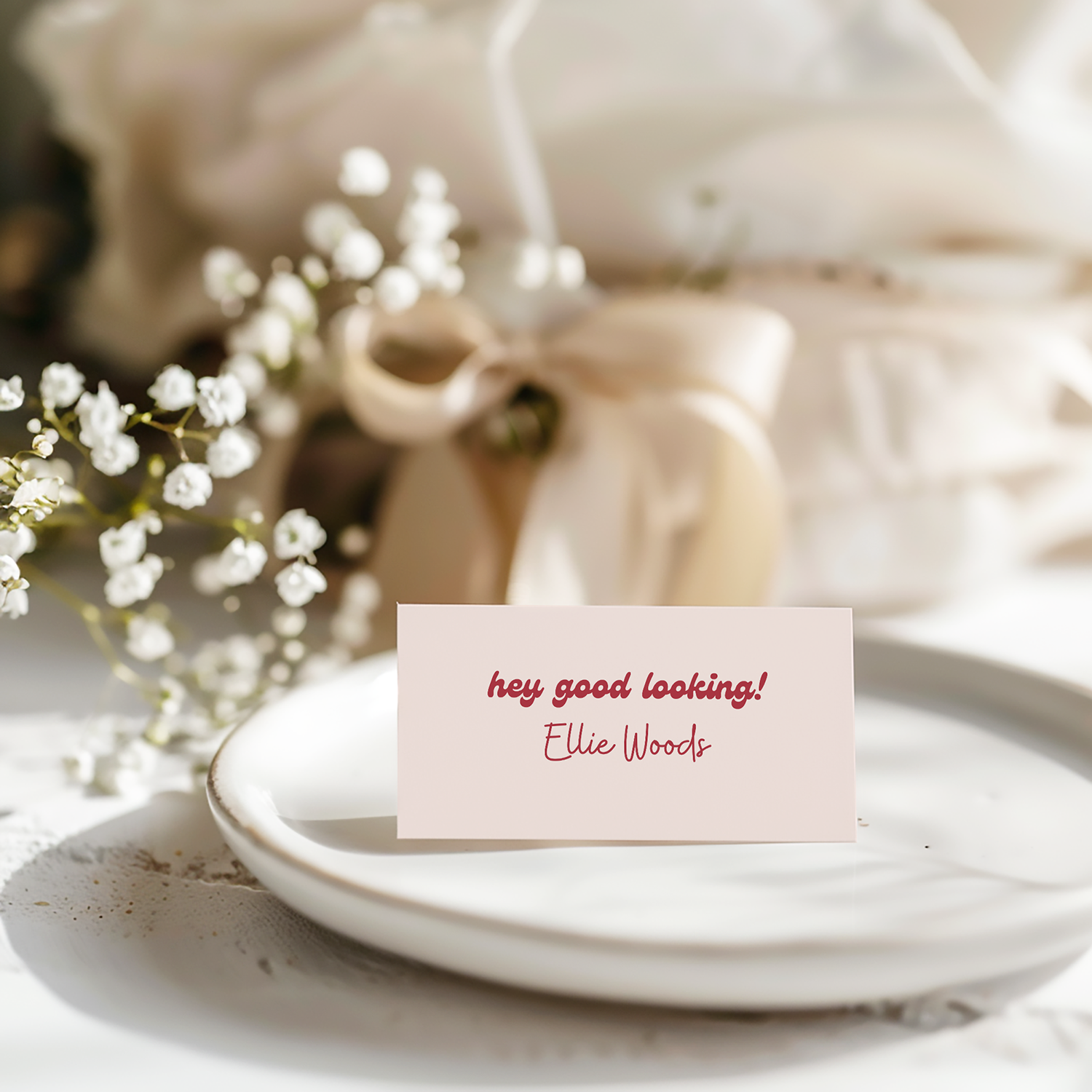Zuma Tent Fold Place Cards